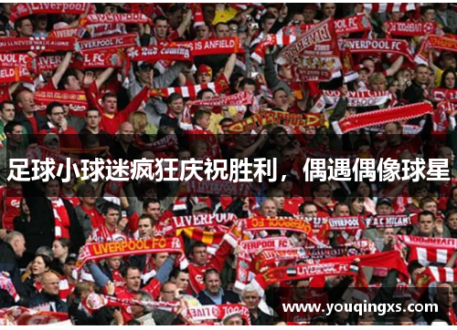 足球小球迷疯狂庆祝胜利，偶遇偶像球星